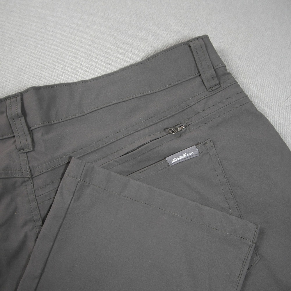 Eddie Bauer Nylon Stretch Outdoor Men Pants 34x33 Performance Hiking Tech Active